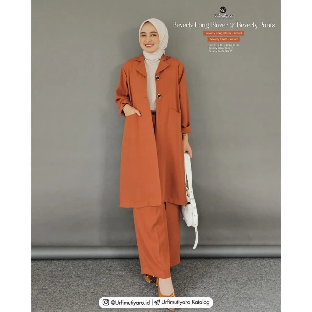 BEVERLY LONG BLAZER x PANTS
