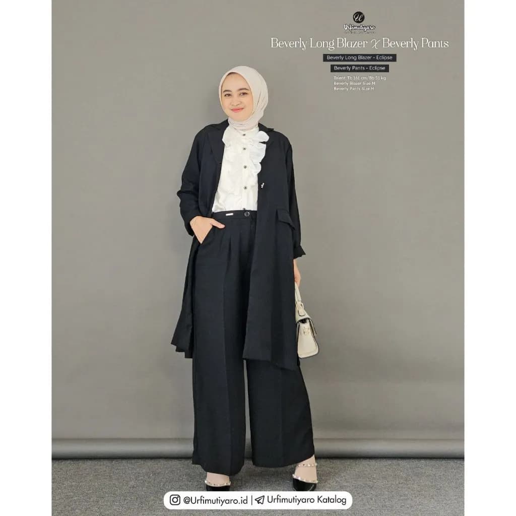 BEVERLY LONG BLAZER x PANTS