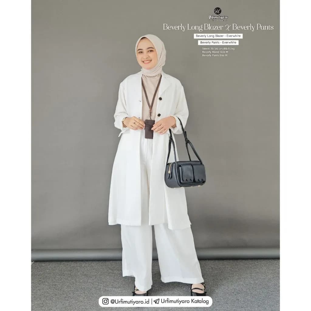 BEVERLY LONG BLAZER x PANTS