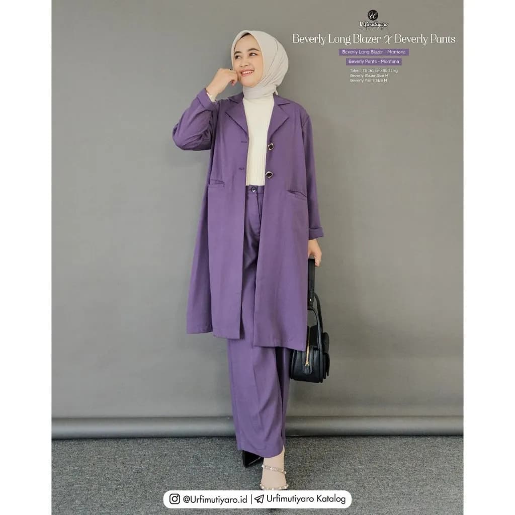 BEVERLY LONG BLAZER x PANTS