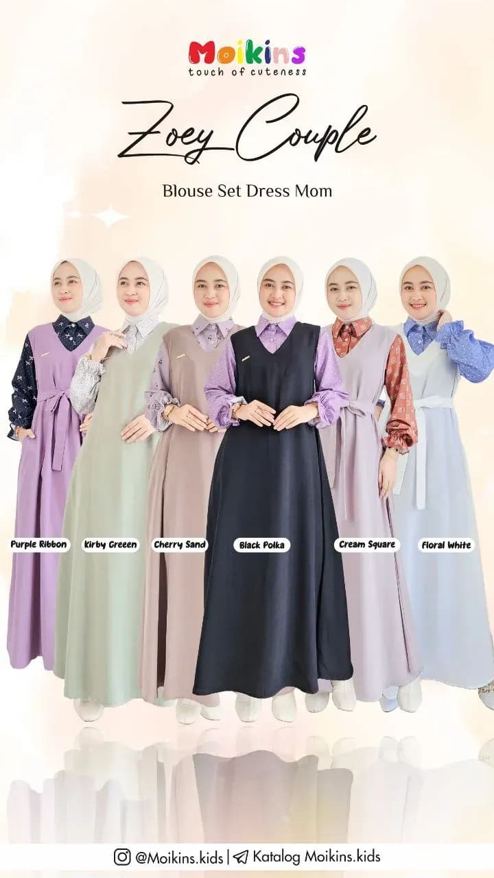 ZOEY COUPLE DRESS ONLY MOM
